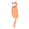 Mtlavishness 2pcs Wall Hook Animal Decorative Cute Refrigerator Magnet Key Holder Wall Hanging Hook for Kitchen BathroomShiba Inu