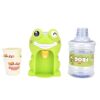 Mtlavishness Mini Water Dispenser Cute Simulation Cartoon Kitchen Toy for Children Home KitchenGreen Frog Children Water Dispenser Mini Drinking Stand Children Toy (1PC)