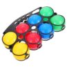 MUCKLILY 8pcs Plastic Grass Ball Pe Set for Summer Carnival