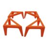 MUHVWM Canvas Stand Set of 4 for Acrylic Paints Pouring Art, Oranges