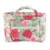 Multi-pocket Fabric Storage Basket Vintage Floral Quilted
