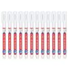 Multi-purpose Hole Marker Pens, 20mm Long-Nib, 12x, White