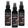 Multi-Purpose Wig Care Spray,Shine Wig Care Spray, Wigs Hair Care Spray for Synthetic and Natural Hair Wigs, Smooth and Anti-Frizz, Hydrates & Moisturizes, Cleans and Extends the Life (3pcs)