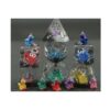 Multicolored 7-Piece Unicorn Party RPG Dice Set by Foam Brain Games