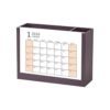 Multifunctional Desk Pen Organiser with 2026 Monthly, Plum