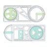 Multifunctional Geometric Ruler - Multifunctional Clear Geometric Template
