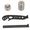 Multi Function Painting Tool Magnetic Circular Gauge Compass with Straight Ruler, Curved Outline, Wire Guide, Wrench Set, and Bottle Opener