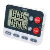 Multifuntional 2 Channel Timer with Back for Cooking