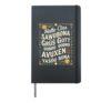 Multilingual Greetings Word Collage Hardcover Journal, Black