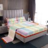 Multiplication Bed Sheets Set Full, Math Games Sheet Set for Kids Educational Sheets with Deep Pocket Fitted Sheet Learning Time Bedding Set Microfiber Soft Bed Set