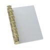 Multipurpose Metal Binder Clip Insert Partition, Golden M5 1.5cm