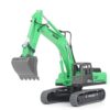 MUPOA Excavator Toy, Excavator Toy with Bucket Construction Truck, Pretend Play Construction Vehicle for Toddlers, Sand Box Beach Outdoor Play, Gift for Kids.(Green)