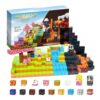 Murayad 200PCS Magnetic Building Blocks for Kids Ages 3+ - STEM Lava Magnet Cubes Educational Set, Montessori Sensory Learning Toys for Boys & Girls, Indoor Outdoor Kids Birthday Gift.