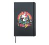 Music Is Magic Unicorn Lover Music Lover Music Teacher Kids Hardcover Journal, Black