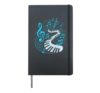 Music playing piano pianist I love music notes Hardcover Journal, Black