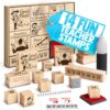 Music Teacher Stamps for Classroom Grading – Music Grading Stamp Set with Ink Pads – Feedback Stamps for Teachers – School Supplies for Elementary & ESL