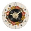 Music Themed Vinyl Record Fall Wall Clock