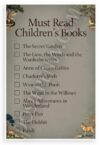 Must Read Children's Books Checklist Educational 12x18 US Made Poster