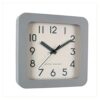 Mute Nordic Table Clocks Desk Clocks Square Simple Pendulum Clocks Desktop Clocks Living Room Decorations Desktop Clocks Gray Yellow Table Clock (Color : B) (A)