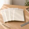 MVQJSUCI Binder Refill Paper Loose Leaf Inserts Notebook Filler Pages Thick Prevents Ink Bleed Multiple Formats Blank Lined Grid English Ruled, B5 Blank Refill Paper
