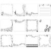MWOOT 12 Pads 240 Sheets Music Themed Sticky Notes, 20 Sheets Each for Musical Self-Adhesive Notepads, Memo Essentials for Students,Teachers,Reminders,to-Do Lists,Choir and Appreciation Gifts