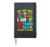My 1st Day Of Preschool I Am 3 Years Old & Ready To Learn Hardcover Journal, Black