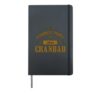 My Favorite People Call Me Grandad From Grandchildren Retro Hardcover Journal, Black