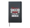 My Favorite Soccer Player Calls Me ABUELA Soccer Family Hardcover Journal, Black