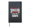 My Favorite Soccer Player Calls Me GRAMI Soccer Family Hardcover Journal, Black