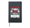 My Favorite T-Ball Player Calls Me Mimi Mother's Day Funny Hardcover Journal, Black