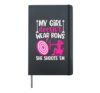 My Girl Archery Mom Of An Archer Mom Archery Mother Hardcover Journal, Black