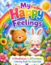 My Happy Feelings A Mindfulness & Affirmations Coloring Book for Calm Kids: 30 Cute Animal Coloring Pages with Positive Affirmations to Build ... Stress, and Encourage Calmness in Children