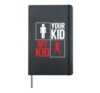 My Kid Boxing Dad Proud Boxing Father Hardcover Journal, Black