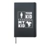 My Kid Powerlifting Dad Of A Powerlifter Father Hardcover Journal, Black