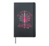 MY LIBRARY CARD IS A WAND WITH UNLIMITED MANA Hardcover Journal, Black