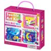My Magic World DIY 3-in-1 Sparkle Art Set for Kids (12 Sparkly Creative Arts and Crafts Projects : Glitter/Sequin/Foil Art) Handcraft/Handmade/Creative Art