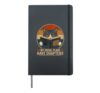 My Social Plans Have Chapters Funny Reading Cat Book Lover Hardcover Journal, Black