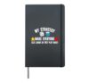 My Strategy make everyone else Laugh Game Night Hardcover Journal, Black
