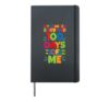 My Teacher Survived 100 Days Of Me Funny Student Hardcover Journal, Black
