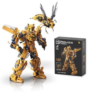 Myth Qholve 2 in 1 Wasp Robot Building Set Transforming Mecha Model Kit