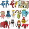 Myth Qholve Italian Brain Rot Unique Cartoon Characters Building Blocks 12 in 1 Educational & Entertaining Gift Idea for Adults
