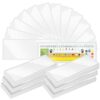Nameplate Self-Adhesive Desk Name Tag Clear Adhesive Pockets for Classroom Office, 13.4 x 4.7 Inch (100 Pcs)