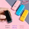 Name Stamp Personalized Self Inking Signature Stamp with a Lanyard