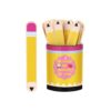 Name Sticks, 121 Piece Educational Learning Tags with Storage Cup Classroom