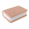 Namzi 10PCS Book Shaped Silicone Beads,Creative Mini Book Charms,Khaki