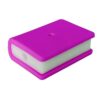 Namzi 10PCS Book Shaped Silicone Beads,Creative Mini Book Charms,Purple