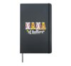 Nana Of Ballers Proud Baseball Softball Nana Grandma Hardcover Journal, Black