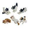 nanoblock - Cats - Cats Assortment 1 (Complete Set of 6) mininano Series Building Kit