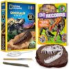 National Geographic Dinosaur Fossil Dig Kit with Dino Book for Kids 8-12