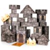 National Geographic Jumbo Cardboard Building Blocks 30-Piece Castle Set